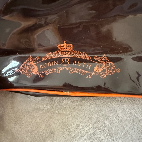 Robin Ruth “City of Amsterdam” Crossbody Shoulder Bag-brown/orange souvenir tote - Picture 5 of 6